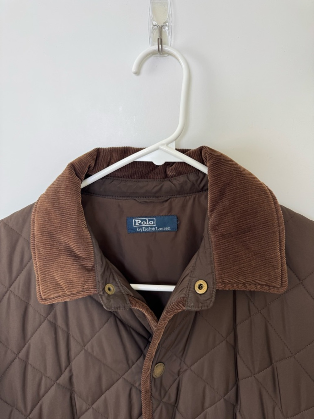 Polo Ralph Lauren Women's Corduroy Trim Quilted Barn Jacket - Picture 3 of 9